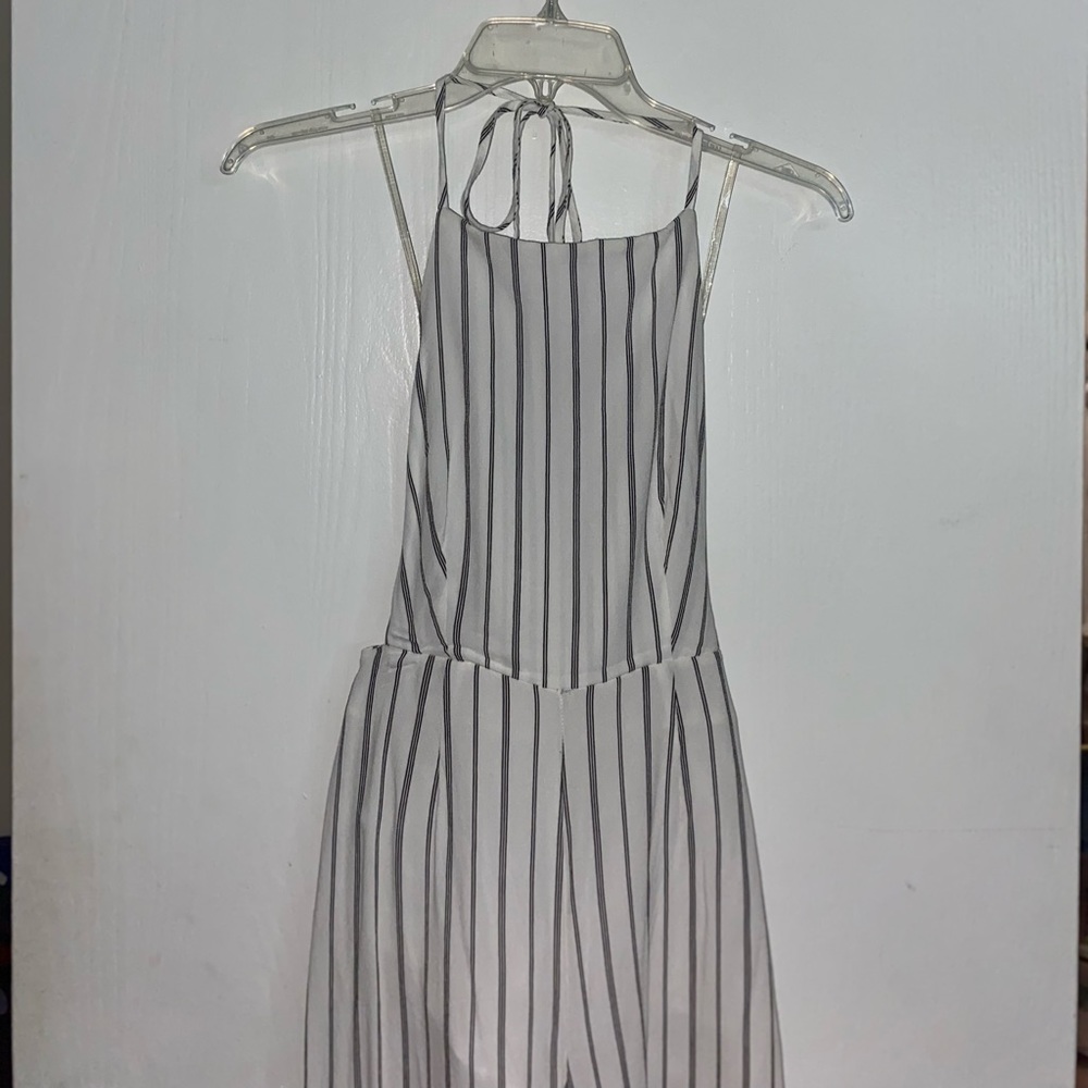 Never worn black and white romper